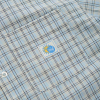 HUF Total Eclipse Plaid Short Sleeve Shirt - Light Blue thumbnail