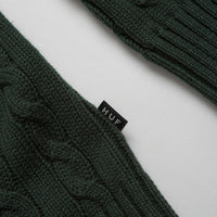 HUF TT Jacquard Cardigan - Hunter Green thumbnail