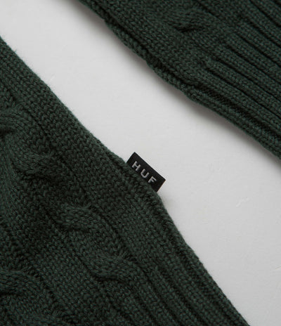 HUF TT Jacquard Cardigan - Hunter Green