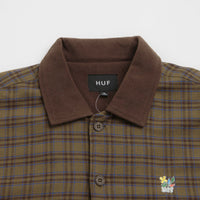 HUF Weston Fleece Lined Shirt Jacket - Espresso thumbnail