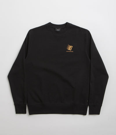 HUF x Bronze 56K Crewneck Sweatshirt - Black