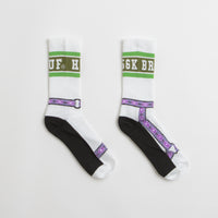 HUF x Bronze 56K Granola Crew Socks - White thumbnail