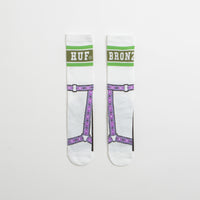 HUF x Bronze 56K Granola Crew Socks - White thumbnail