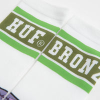 HUF x Bronze 56K Granola Crew Socks - White thumbnail