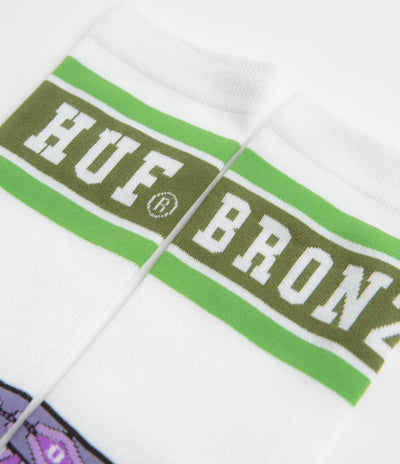 HUF x Bronze 56K Granola Crew Socks - White