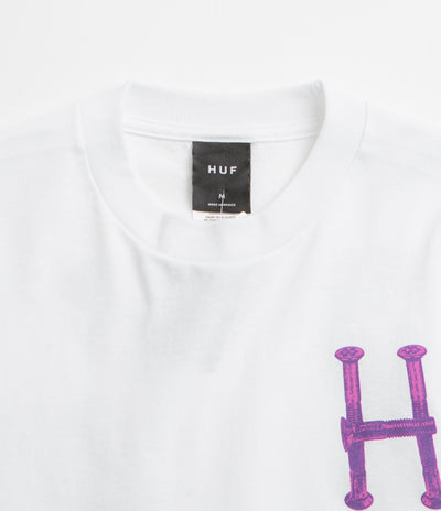 HUF x Bronze 56K H Bolts TT T-Shirt - White