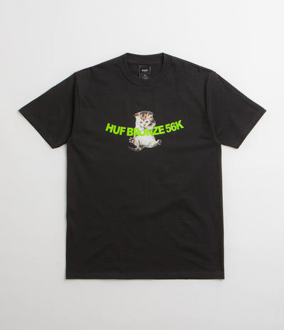 HUF x Bronze 56K Hang In There T-Shirt - Black