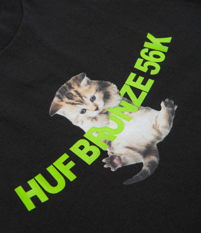 HUF x Bronze 56K Hang In There T-Shirt - Black