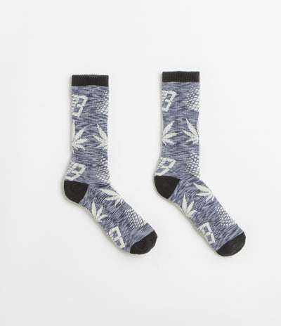 HUF x Bronze 56K Plantlife Marled Socks - Black