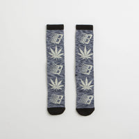 HUF x Bronze 56K Plantlife Marled Socks - Black thumbnail