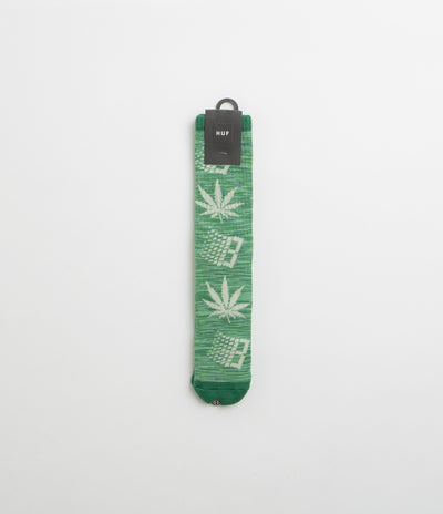 HUF x Bronze 56K Plantlife Marled Socks - Green