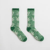 HUF x Bronze 56K Plantlife Marled Socks - Green thumbnail