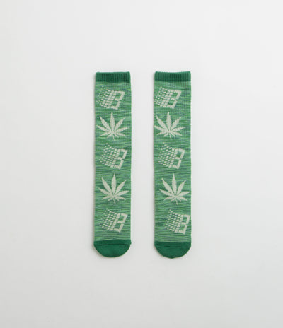 HUF x Bronze 56K Plantlife Marled Socks - Green