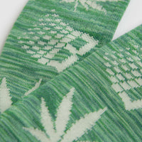 HUF x Bronze 56K Plantlife Marled Socks - Green thumbnail