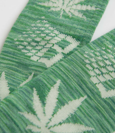 HUF x Bronze 56K Plantlife Marled Socks - Green