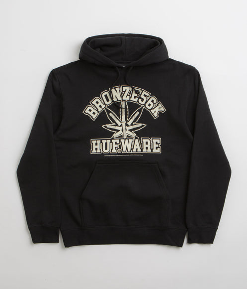 HUF x Bronze 56K Plantware Hoodie - Black