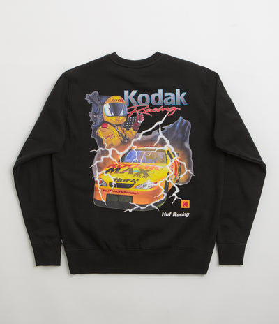 HUF x Kodak Ride The Lightning Crewneck Sweatshirt - Black