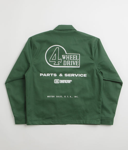 HUF x Toyota Parts & Service Jacket - Forest Green