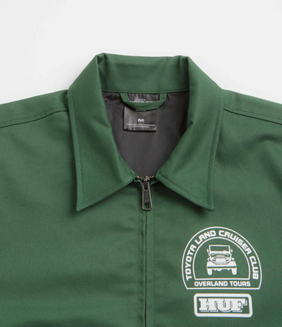 HUF x Toyota Parts & Service Jacket - Forest Green