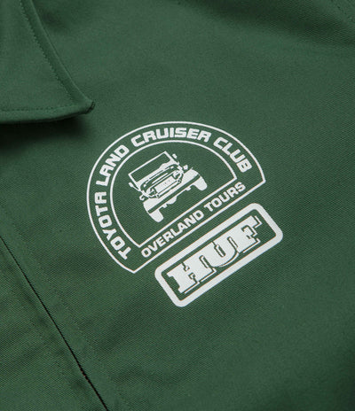 HUF x Toyota Parts & Service Jacket - Forest Green