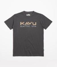 Kavu Spellout T-Shirt - Black Licorice