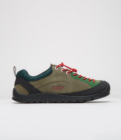 Keen Jasper Rocks Shoes - Dark Olive / Ponderosa Pine