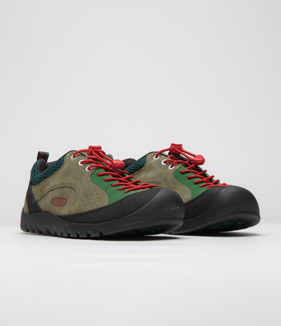 Keen Jasper Rocks Shoes - Dark Olive / Ponderosa Pine