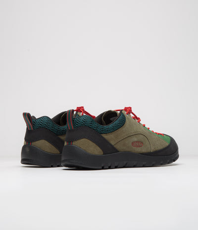 Keen Jasper Rocks Shoes - Dark Olive / Ponderosa Pine