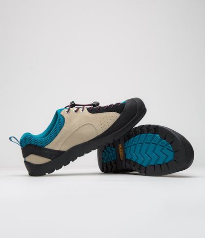 Keen Jasper Rocks Shoes - Safari / Fjord Blue