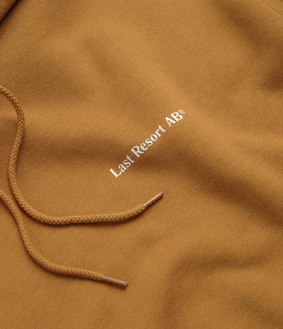 Last Resort AB Atlas Monogram Hoodie - Golden Brown / White