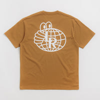 Last Resort AB Atlas Monogram T-Shirt - Golden Brown / White thumbnail