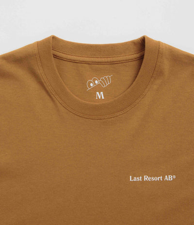 Last Resort AB Atlas Monogram T-Shirt - Golden Brown / White