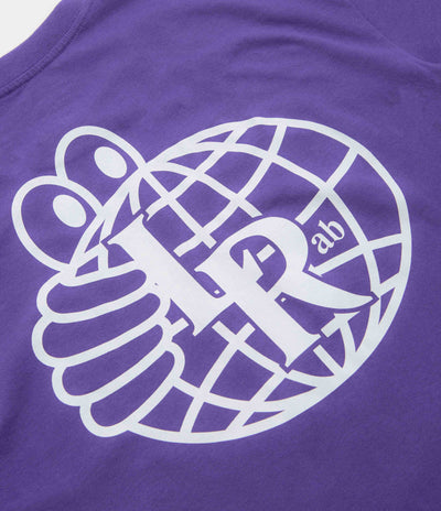 Last Resort AB Atlas Monogram T-Shirt - Heliotrope / White