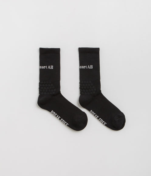 Last Resort AB Bubble Socks - Black / White