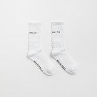 Last Resort AB Bubble Socks - White / Black thumbnail