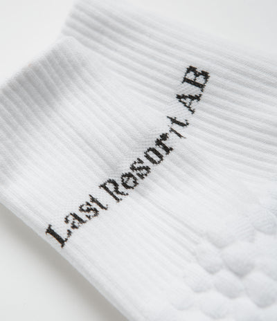 Last Resort AB Bubble Socks - White / Black