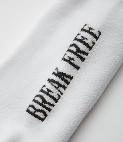 Last Resort AB Bubble Socks - White / Black