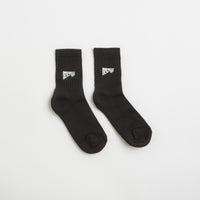 Last Resort AB Dress Socks - Black / White thumbnail