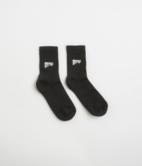 Last Resort AB Dress Socks - Black / White