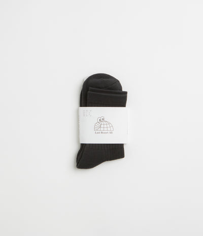 Last Resort AB Dress Socks - Black / White