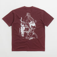 Last Resort AB Fig 16 T-Shirt - Fig Red / White thumbnail