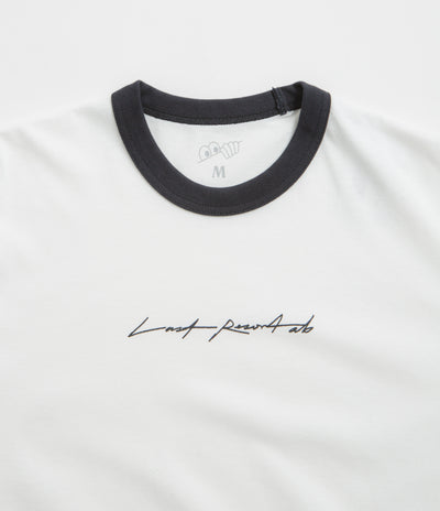 Last Resort AB Signature Ringer T-Shirt - White / Black