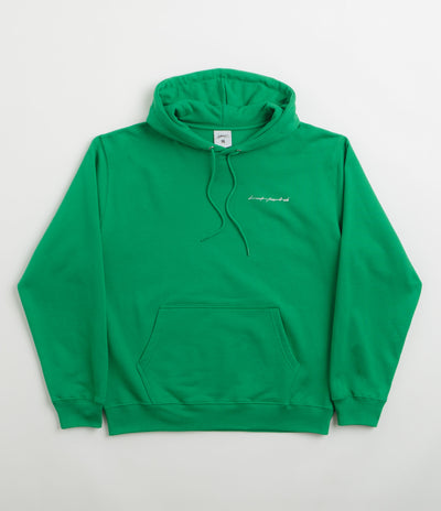 Last Resort AB x Julian Smith Heads Hoodie - Kelly Green / White