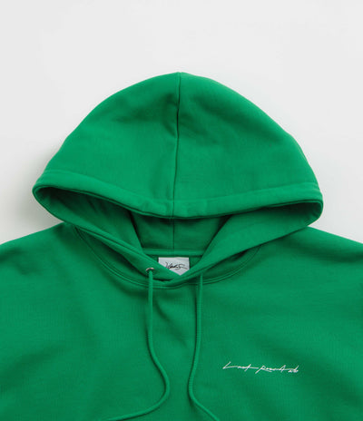 Last Resort AB x Julian Smith Heads Hoodie - Kelly Green / White