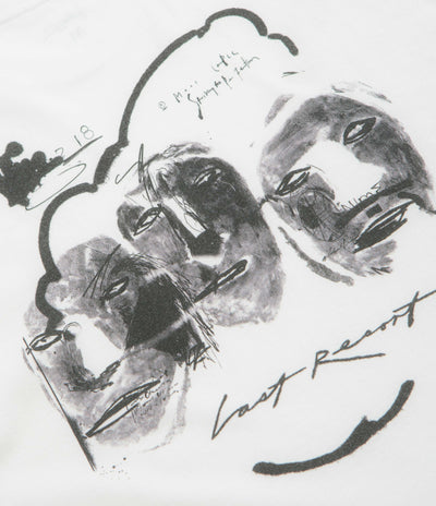 Last Resort AB x Julian Smith Heads T-Shirt - White / Black