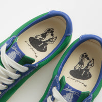 Last Resort AB x Julian Smith VM001 Canvas Shoes - Kelly Green / Klein Blue thumbnail