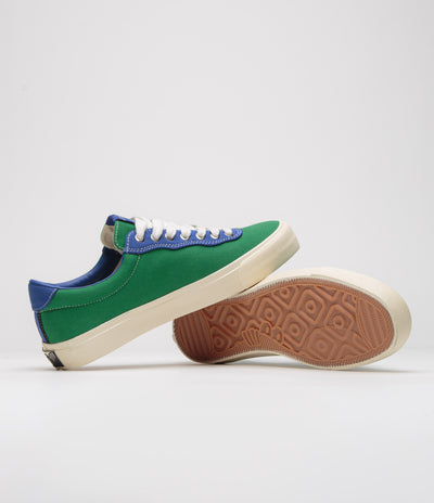 Last Resort AB x Julian Smith VM001 Canvas Shoes - Kelly Green / Klein Blue