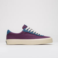 Last Resort AB x Julian Smith VM001 Canvas Shoes - Plum / Dirty Blue thumbnail