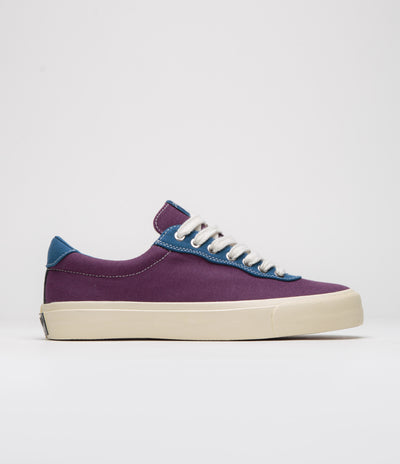 Last Resort AB x Julian Smith VM001 Canvas Shoes - Plum / Dirty Blue