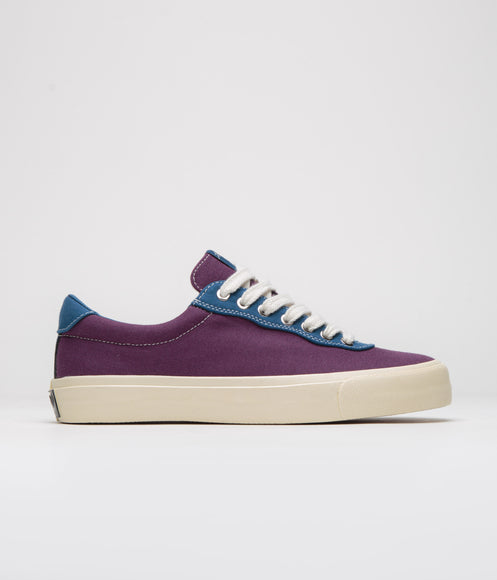 Last Resort AB x Julian Smith VM001 Canvas Shoes - Plum / Dirty Blue